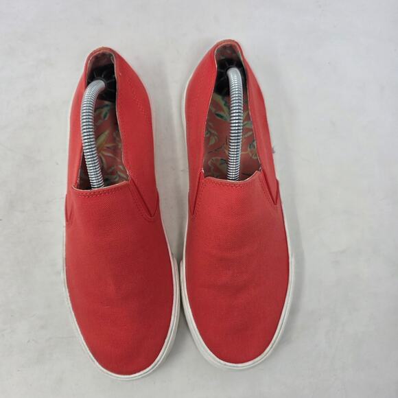 Vionic Groove Slip-On Womens 7 Coral Canvas Comfort Sneakers Casual - Picture 4 of 8